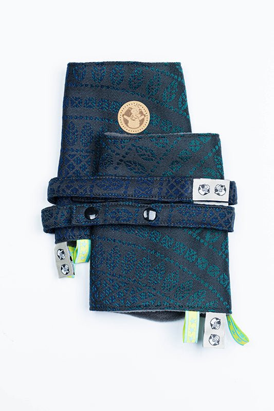 Peacock's Tail Quantum - Drool Pads & Reach Straps by LennyLamb - Baby Carrier AccessoriesLittle Zen One36256848