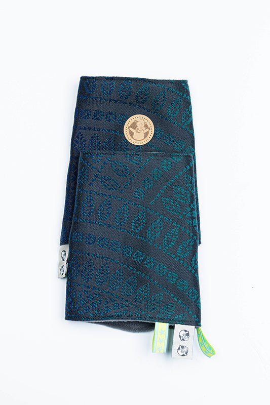 Peacock's Tail Quantum - Drool Pads & Reach Straps by LennyLamb - Baby Carrier AccessoriesLittle Zen One36256848