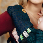 Peacock's Tail Quantum - Drool Pads & Reach Straps by LennyLamb - Baby Carrier AccessoriesLittle Zen One36256848