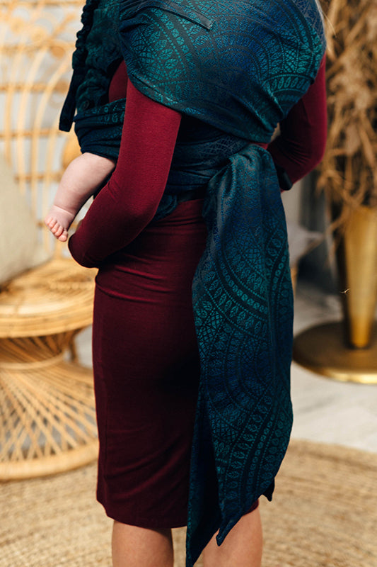 Peacock's Tail Quantum LennyHybrid Half Buckle by LennyLamb LennyLamb at Little Zen One