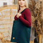 Peacock's Tail Quantum Shopping Bag by LennyLamb - BagsLittle Zen One50347088