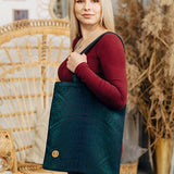 Peacock's Tail Quantum Shopping Bag by LennyLamb - BagsLittle Zen One50347088