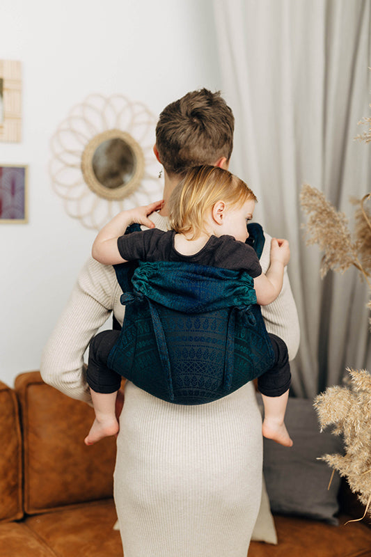 Peacocks Tail Quantum Toddler Onbuhimo