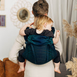 Peacock's Tail Quantum Toddler Onbuhimo by LennyLamb LennyLamb at Little Zen One