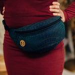 Peacock's Tail Quantum Waist Bag by LennyLamb LennyLamb at Little Zen One