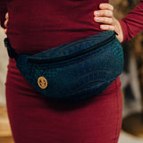 Peacock's Tail Quantum Waist Bag by LennyLamb LennyLamb at Little Zen One