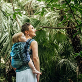 Peacock's Tail Sea Angel LennyPreschool Carrier by LennyLamb - Buckle CarrierLittle Zen One5907557780285