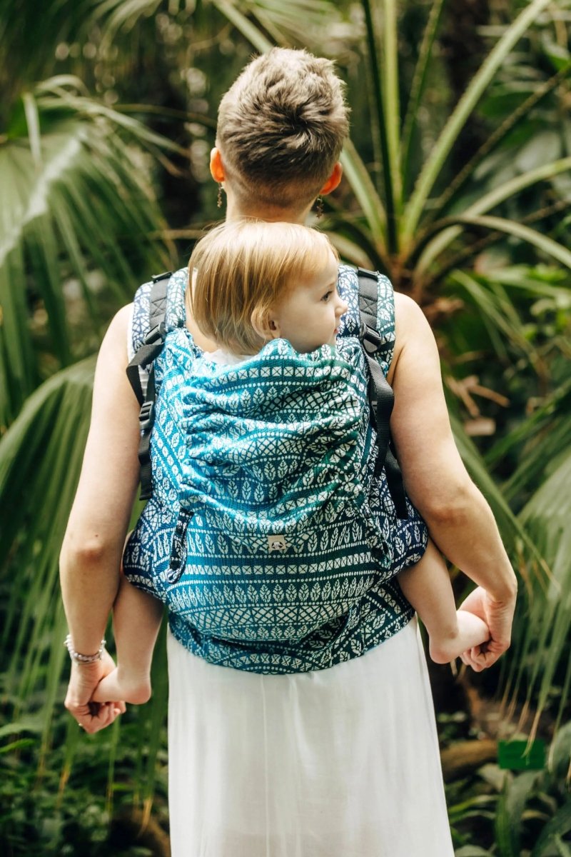 Peacock's Tail Sea Angel LennyPreschool Carrier by LennyLamb - Buckle CarrierLittle Zen One5907557780285