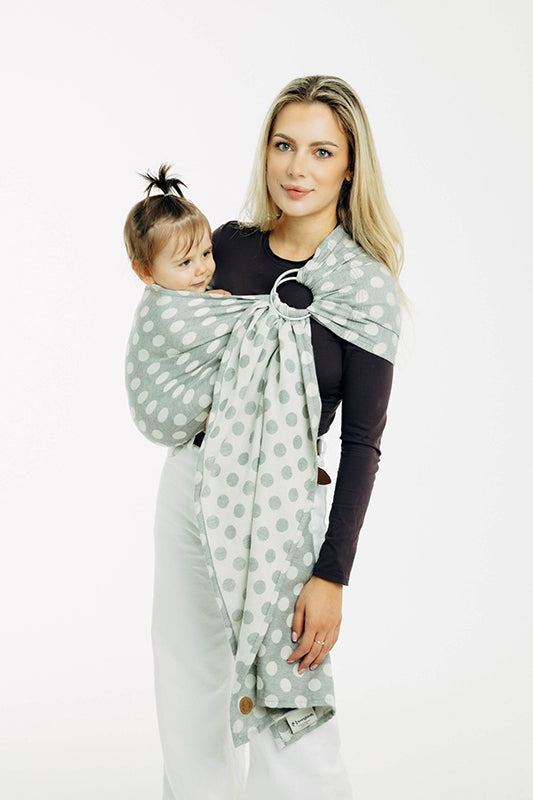 LennyLamb Polka ring sling baby carrier