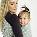 Polka Dots Plop Ring Sling by LennyLamb LennyLamb at Little Zen One