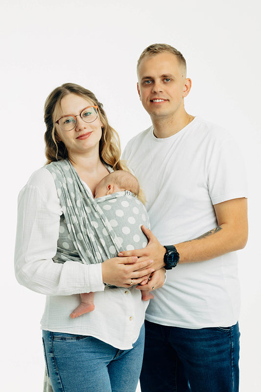 Polka Dots Plop Woven Wrap