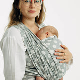 Polka Dots Plop Woven Wrap by LennyLamb LennyLamb at Little Zen One