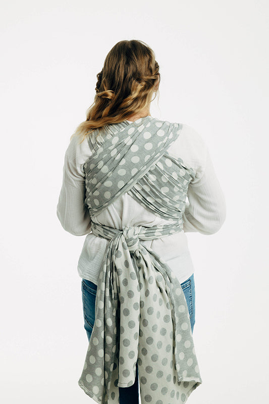 Polka Dots Plop Woven Wrap by LennyLamb LennyLamb at Little Zen One