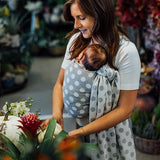 Polka Dots Plop Woven Wrap by LennyLamb LennyLamb at Little Zen One