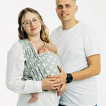 Polka Dots Plop Woven Wrap by LennyLamb LennyLamb at Little Zen One