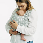 Polka Dots Plop Woven Wrap by LennyLamb LennyLamb at Little Zen One