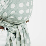 Polka Dots Plop Woven Wrap by LennyLamb LennyLamb at Little Zen One