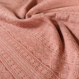 Prima Rosewood by Didymos, close-up of the diamond weave detail
