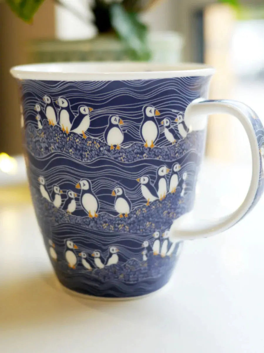 Puffins Arisaig Mug by Oscha