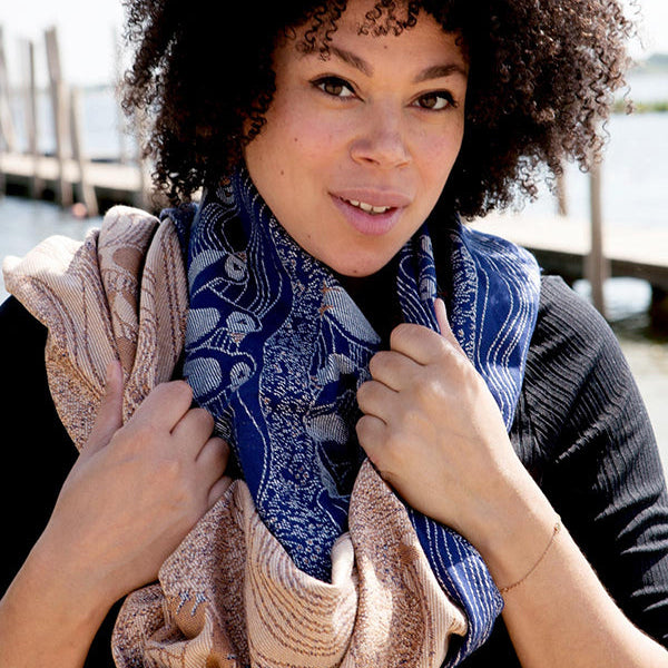 Puffins Arisaig Shawl