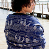 Puffins Arisaig Shawl by Oscha Oscha at Little Zen One