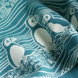 Puffins Bass Rock Brushed Cotton Blanket by Oscha - Home & HobbyLittle Zen One64360528