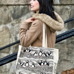 Puffins Tote Bag by Oscha Bags