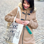Puffins Tote Bag by Oscha Bags