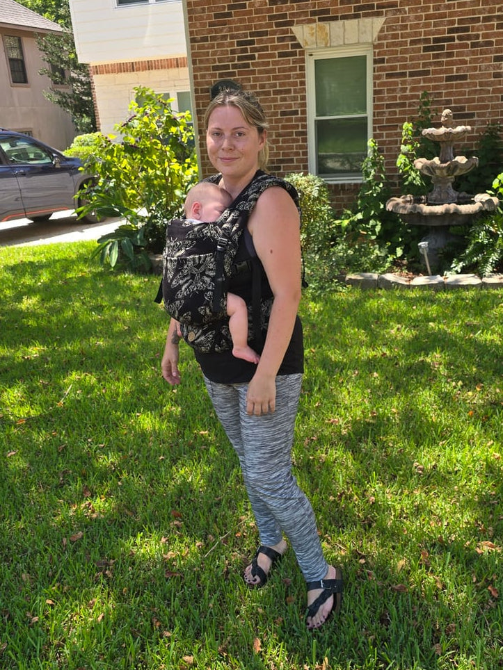 LennyLamb Pamina Buckle Baby Carrier | Cotton – Little Zen One