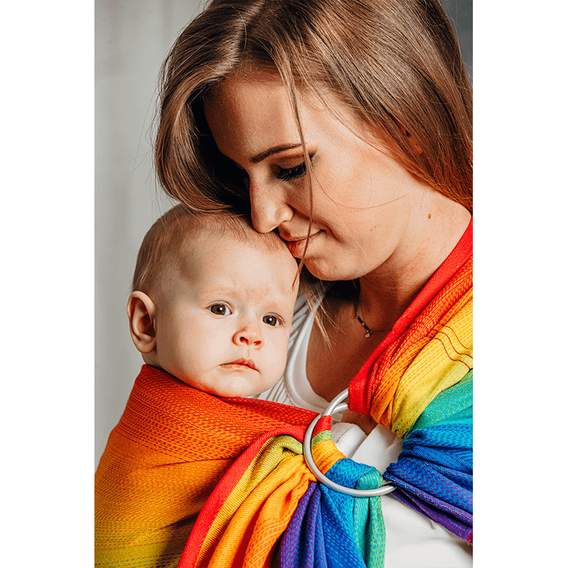 Rainbow Baby Ring Sling by LennyLamb - Ring SlingLittle Zen One5907557755283