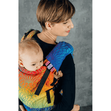 Rainbow Lotus Drool Pads & Reach Straps by LennyLamb - Baby Carrier AccessoriesLittle Zen One5907557757416