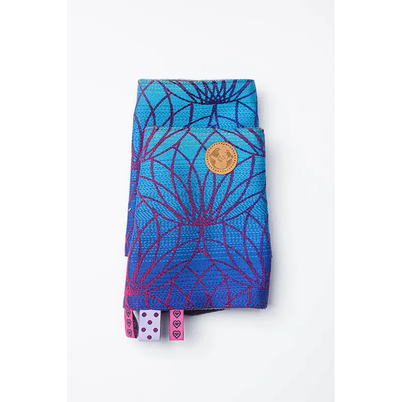 Rainbow Lotus Drool Pads & Reach Straps by LennyLamb - Baby Carrier AccessoriesLittle Zen One5907557757416
