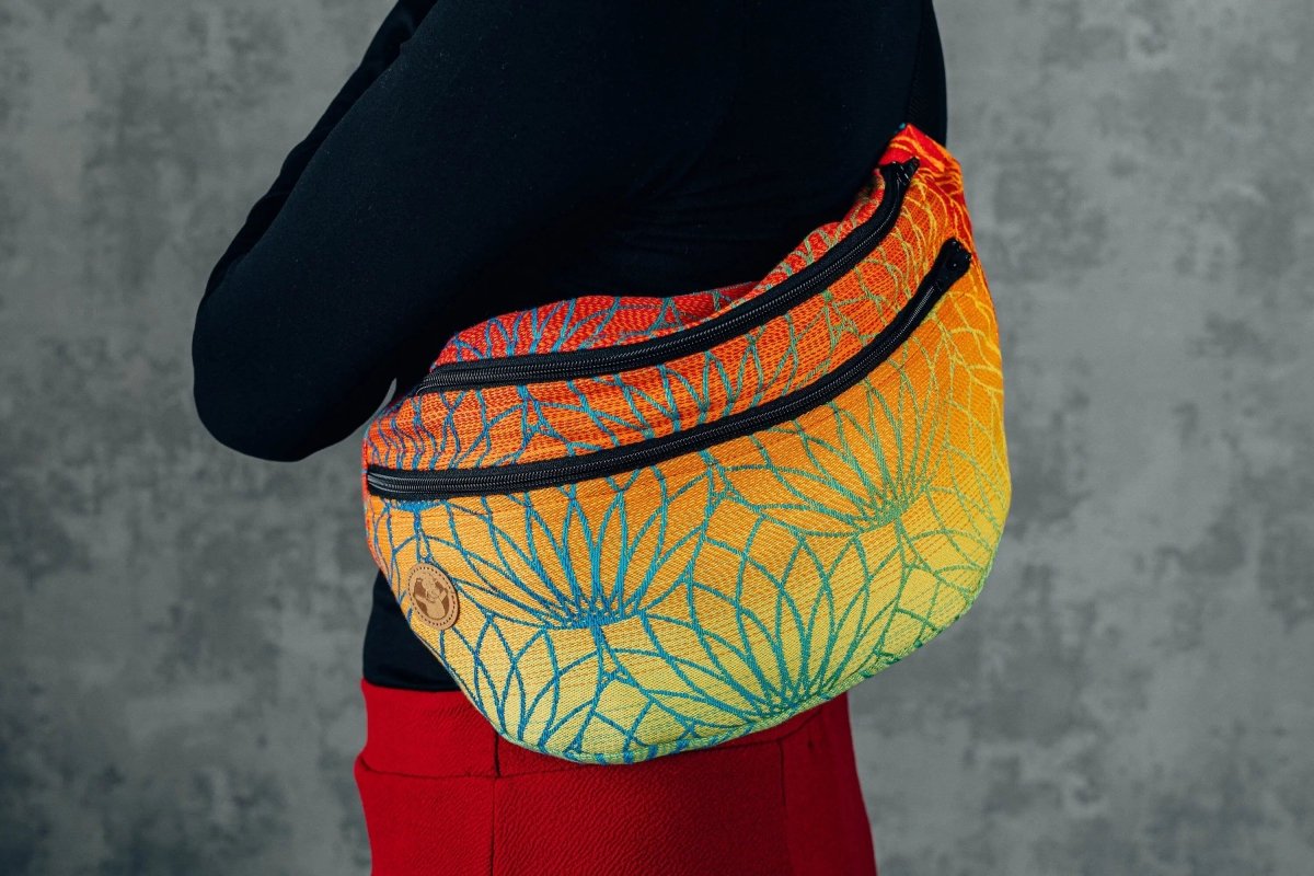 Rainbow Lotus Large Waist Bag by LennyLamb - BagsLittle Zen One5907557757522