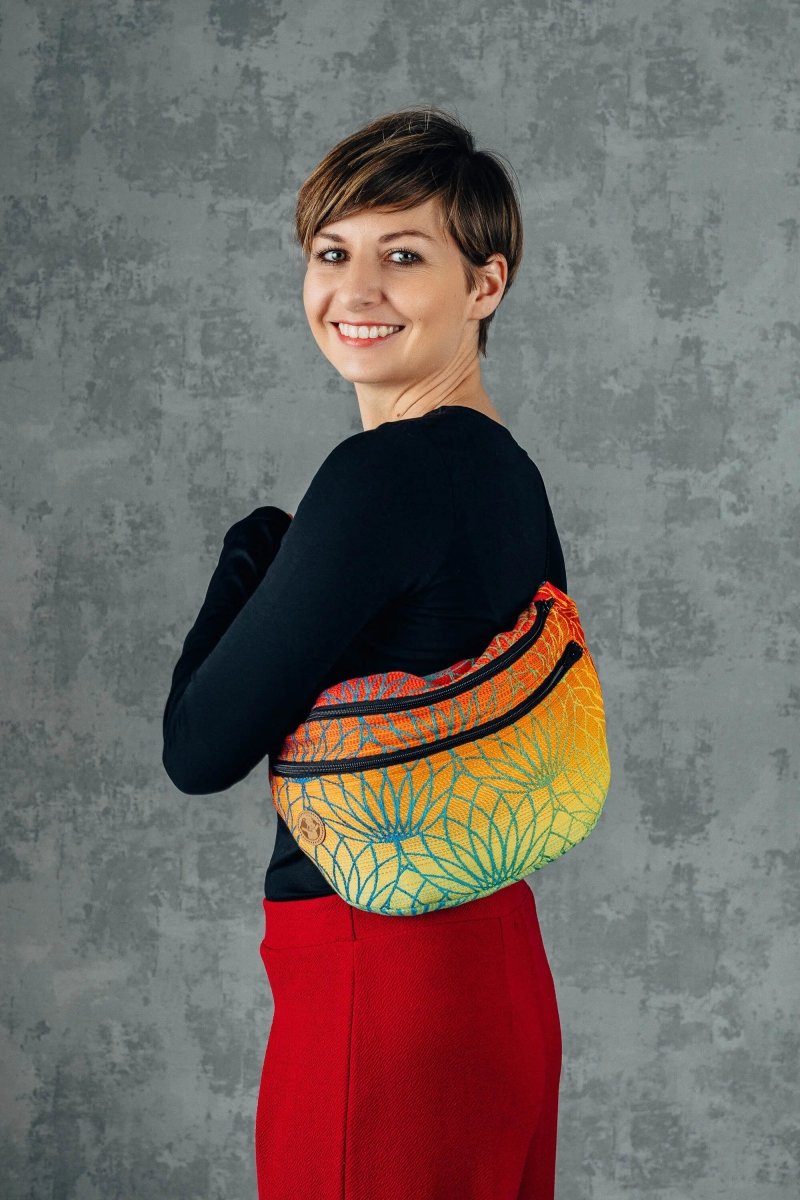 Rainbow Lotus Large Waist Bag by LennyLamb - BagsLittle Zen One5907557757522
