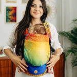 Rainbow Lotus LennyLight Baby Carrier by LennyLamb - Buckle CarrierLittle Zen One5907557780261