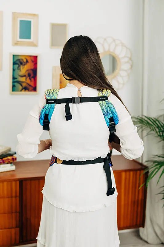 Rainbow Lotus LennyLight Baby Carrier by LennyLamb - Buckle CarrierLittle Zen One5907557780261