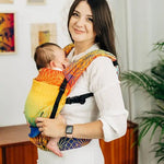 Rainbow Lotus LennyLight Baby Carrier by LennyLamb - Buckle CarrierLittle Zen One5907557780261