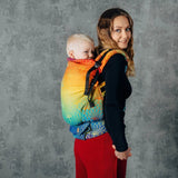 Rainbow Lotus LennyPreschool by LennyLamb - Buckle CarrierLittle Zen One5907557757485