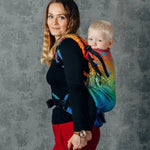 Rainbow Lotus LennyPreschool by LennyLamb - Buckle CarrierLittle Zen One5907557757485