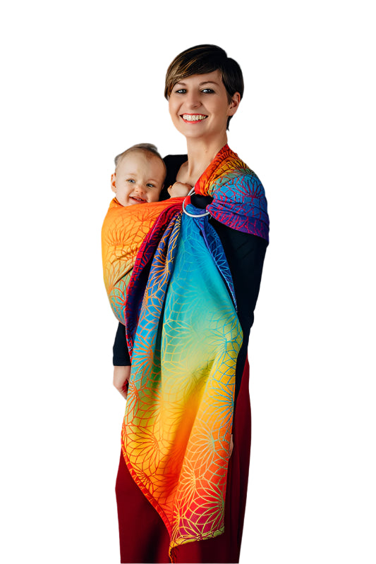 Rainbow Lotus Ring Sling