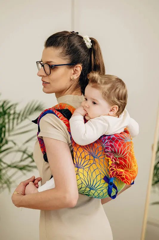 Rainbow Lotus Toddler Onbuhimo Pro