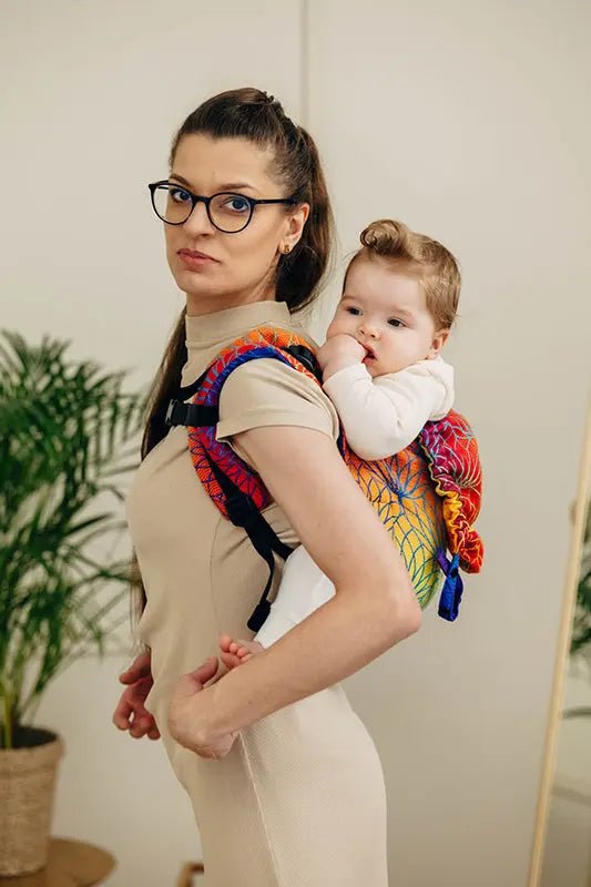 Rainbow Lotus Toddler Onbuhimo Pro