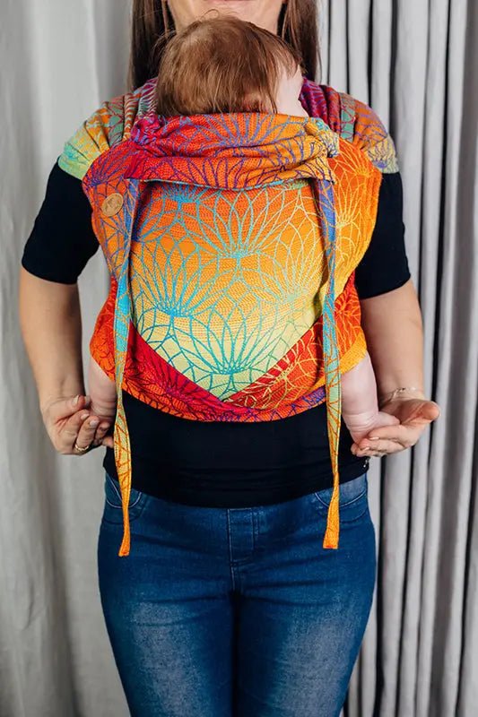 Rainbow Lotus Toddler Wrap Tai