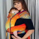 Rainbow Lotus Toddler Wrap - Tai by Lennylamb - Mei TaiLittle Zen One25640784