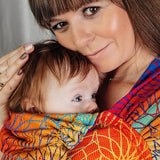 Rainbow Lotus Toddler Wrap - Tai by Lennylamb - Mei TaiLittle Zen One25640784