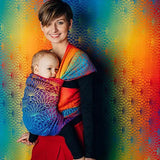 Rainbow Lotus Woven Wrap