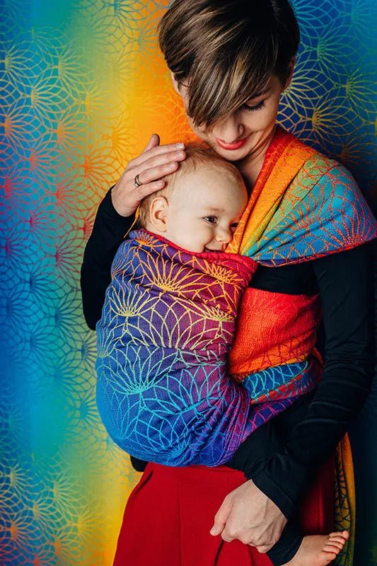 Rainbow Lotus Woven Wrap