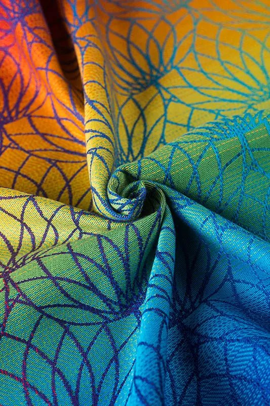 Rainbow Lotus Woven Wrap