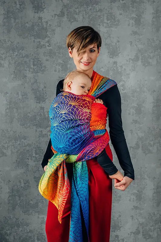 Rainbow Lotus Woven Wrap