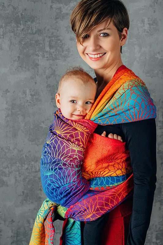 Rainbow Lotus Woven Wrap